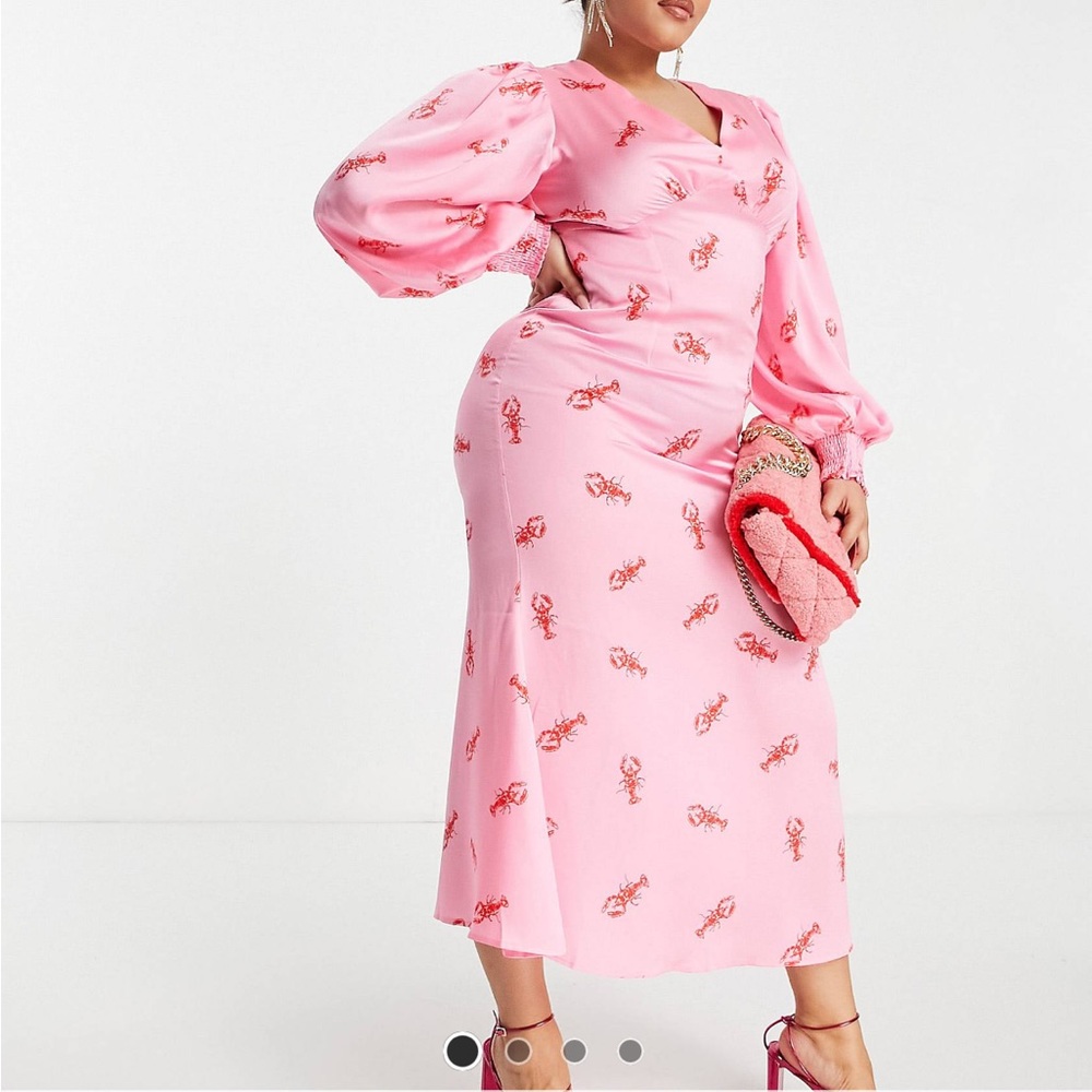 Never Fully Dressed Pink Midi Dress - Picture 8 of 11